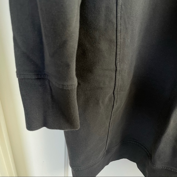 🎉HP🎉 Motherhood Maternity Sweatshirt Dress Gray Size M - Picture 5 of 8